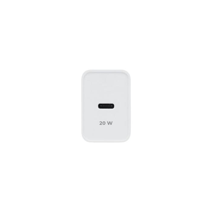 Maxlife - Maxlife Snabbladdare USB-C 20W PD QC MXTC-13-20C - Vit