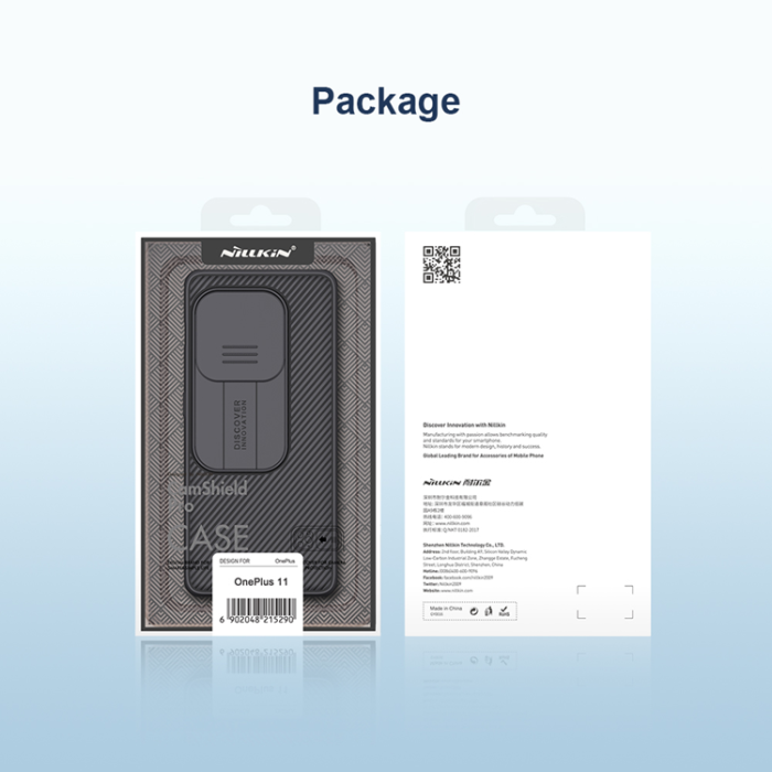 Nillkin - Nillkin OnePlus 11 5G Mobilskal Camshield Pro - Svart