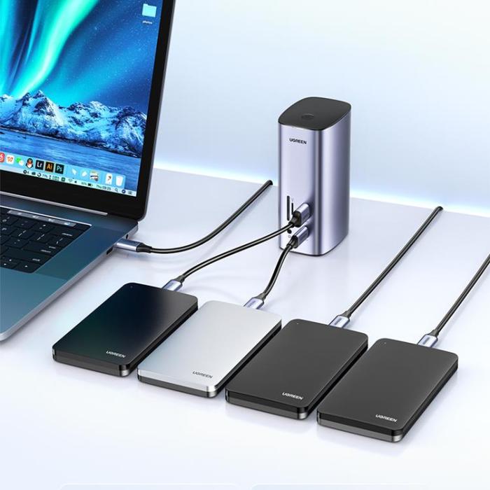 UTGATT1 - Ugreen Multifunction HUB 12in1 - Grå