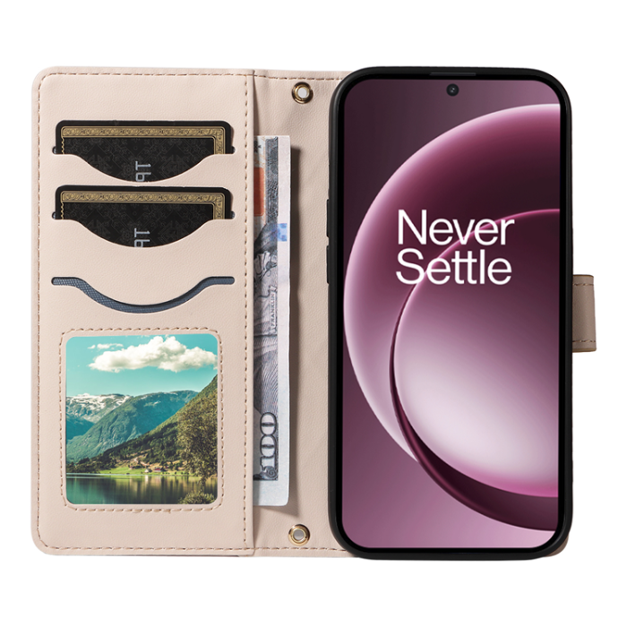 A-One Brand - OnePlus 15 5G Plånboksfodral Rhombus Konstläder