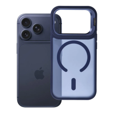 Forcell - Forcell Mobilskal F&ouml;r iPhone 17 Pro Max Magsafe Shadow Stand - Marinbl&aring;