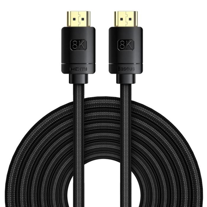 BASEUS - Baseus HDMI Kabel 8m - Svart