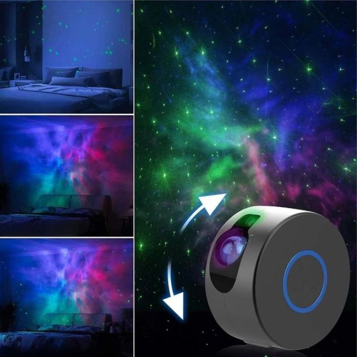 OEM - LED Sky Star Projektor Nattlampa RC-K-272 - Svart