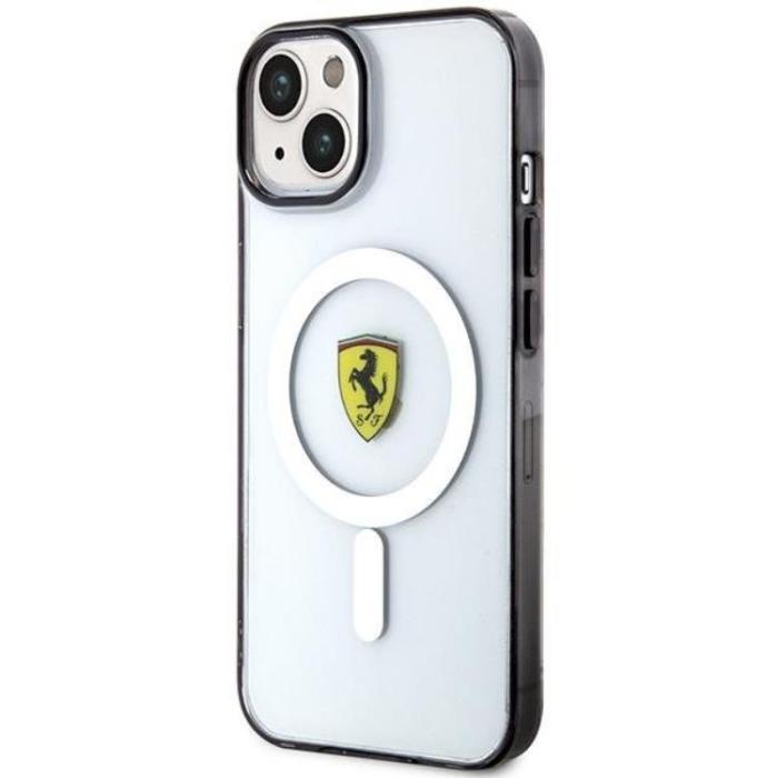 Ferrari - Ferrari iPhone 14 Mobilskal Magsafe Outline - Transparent