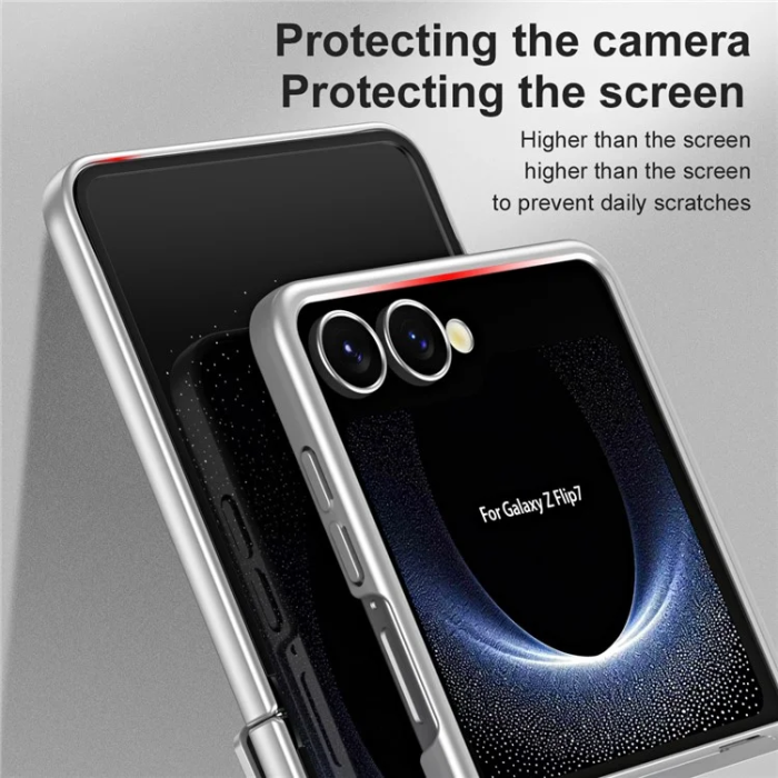 A-One Brand - Galaxy Z Flip 7 Mobilskal Electroplating - Silver