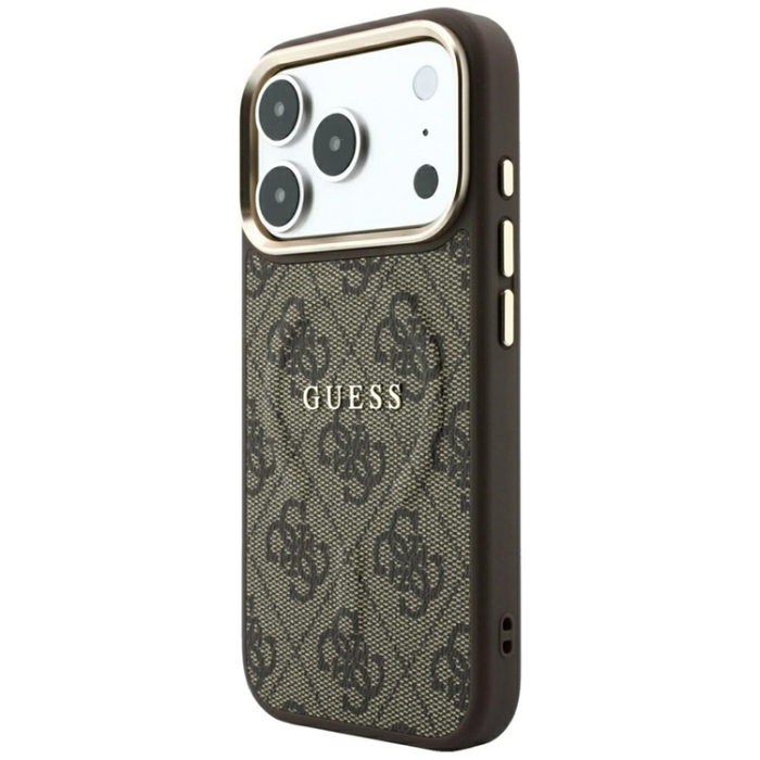 Celly - Guess iPhone 18 Pro Max/17 Pro Max Mobilskal MagSafe Embossed 4G Ring Classic