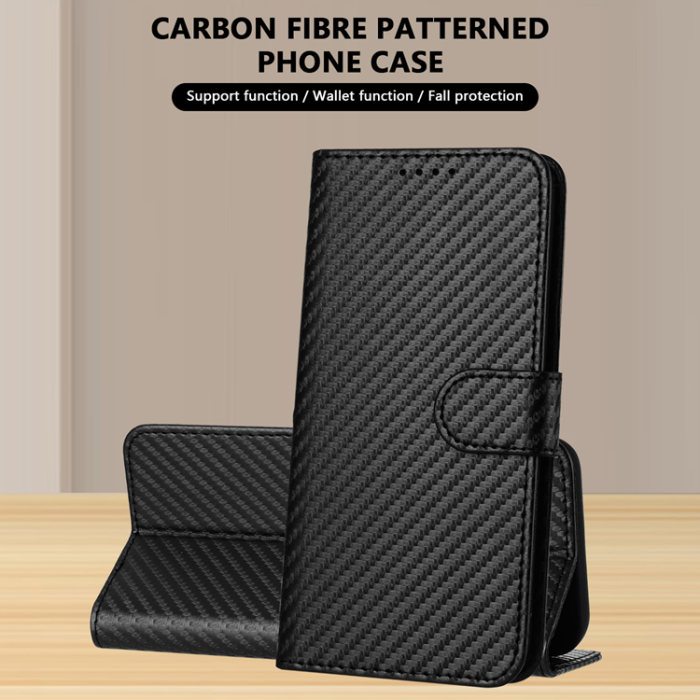 A-One Brand - Xiaomi 17 Pro Plånboksfodral Carbon Fiber