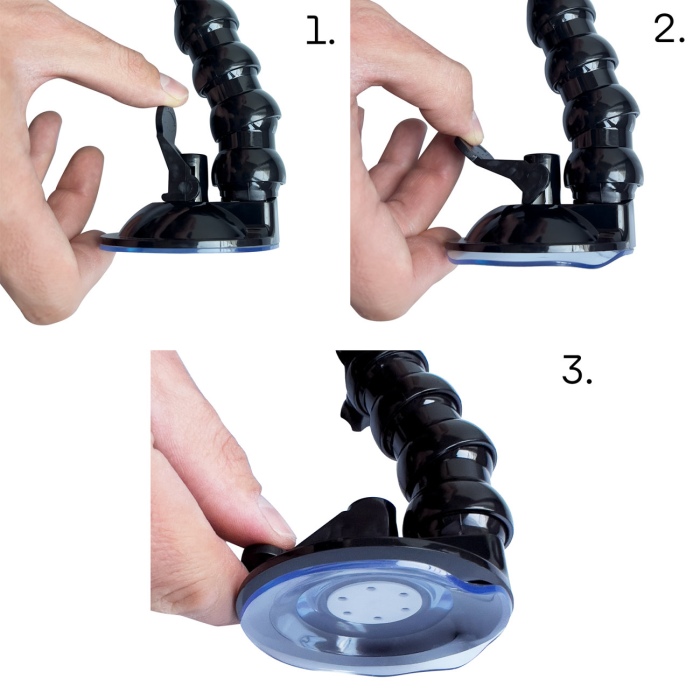 OEM - GoPro Sugkopp Bilfäste + Adapter