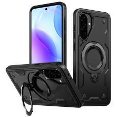N/A - Mobilskal till Samsung Galaxy A36 5G Plast Milit&auml;rskydd - Svart