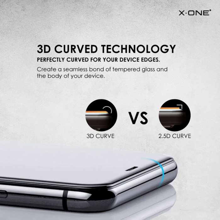 X-One - X-ONE Full Cover matt Härdat Glas till iPhone 11