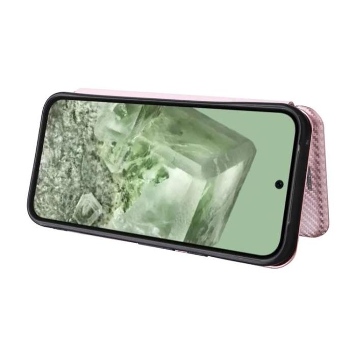 Taltech - Google Pixel 8A Plånboksfodral Ställ - Rosa