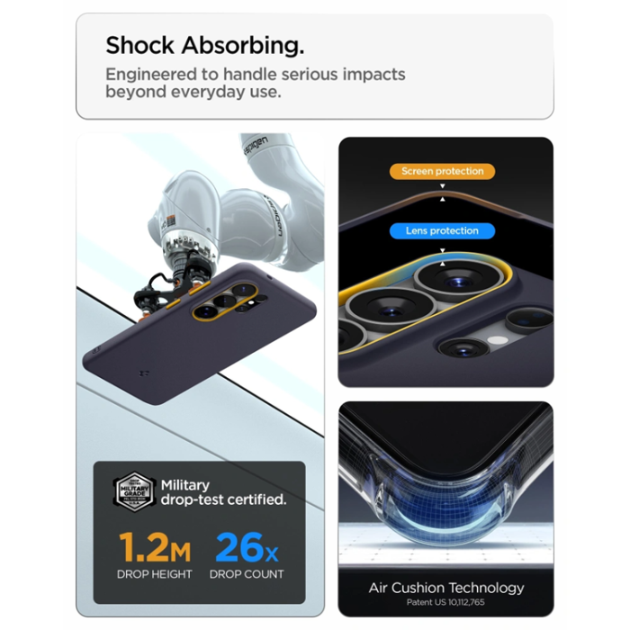 Spigen - Spigen Mobilskal För Galaxy S26 Ultra MagSafe Nano Pop - Blueberry Marin