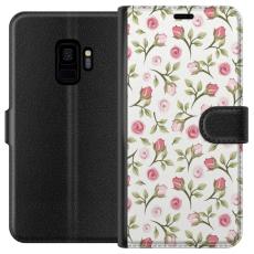 iSecrets - Pl&aring;nboksfodral till Samsung Galaxy S9 med Blommigt