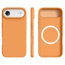 A-One Brand - iPhone 17 Air Mobilskal MagSafe Ultra Thin Silicone - Sunset Orange