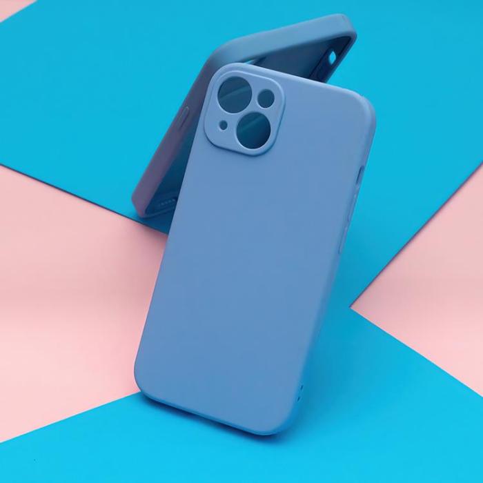 OEM - iPhone 14 Plus Mobilskal MagSafe Invisible - Pastellblå