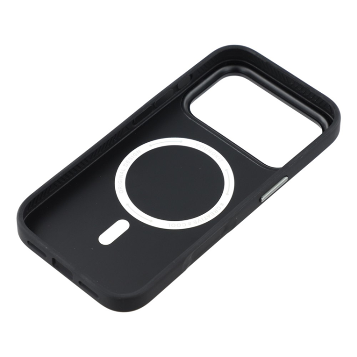 YOUNGKIT - YOUNGKIT iPhone 17 Pro Mobilskal MagSafe PU-Läder - Svart