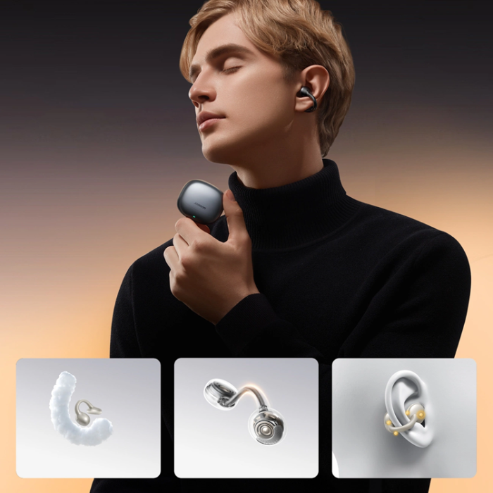 Joyroom - Joyroom Openfree Trådlösa Hörlurar Open-ear - Svart