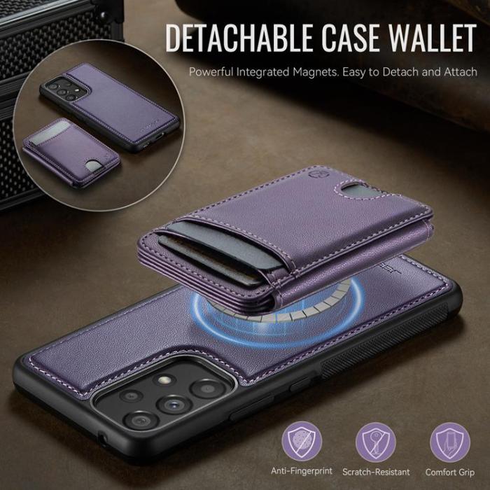 OEM - JEEHOOD Samsung Galaxy A53 5G Mobilskal KonstLäder - Lila