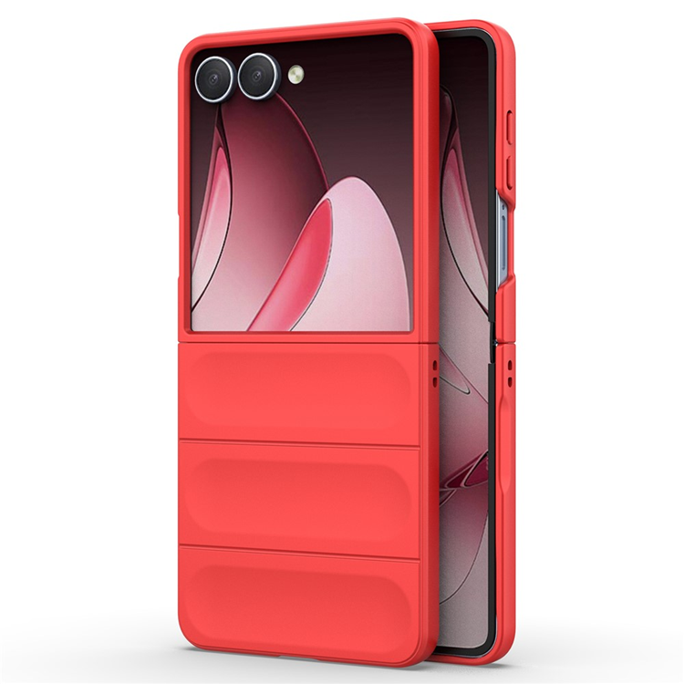 Mobilskal till Galaxy Z Flip7 Anti-Drop TPU Rugged - Röd | 2353 | AlltMobil