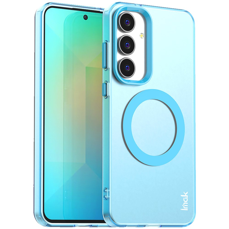 IMAK Galaxy S25 FE Mobilskal MagSafe Godisfärg Anti Drop - Blå | 2353 | AlltMobil