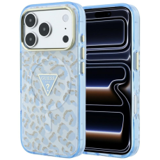 Guess - Guess Mobilskal F&ouml;r iPhone 18 Pro/17 Pro Magsafe IML Leopard Glitter