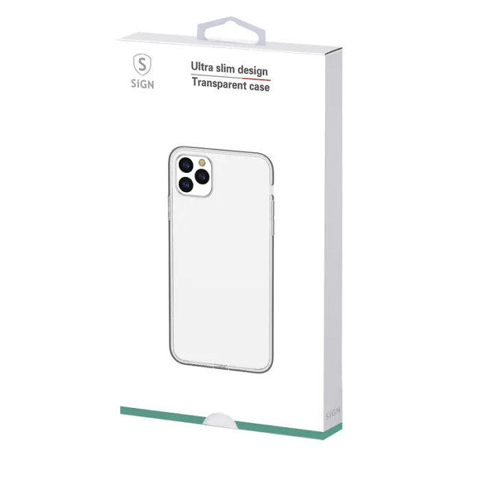 SiGN - SiGN Ultra Slim Skal för iPhone X/XS - Transparent