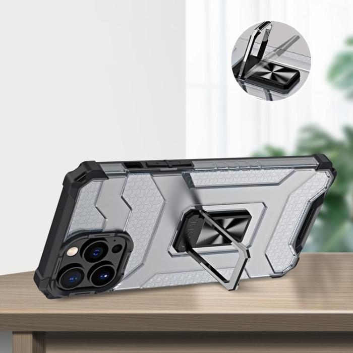 OEM - Crystal Ring Kickstand Skal iPhone 11 Pro - Blå