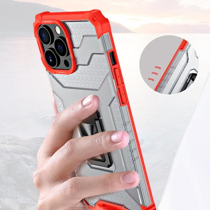 OEM - Crystal Ring Kickstand Skal iPhone 11 Pro - Blå