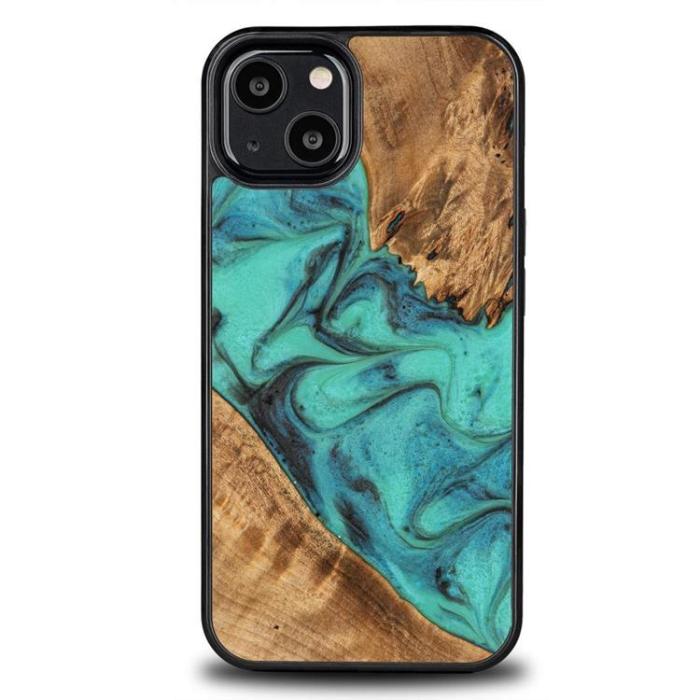 Bewood - Bewood iPhone 13 Mini Mobilskal Unique Turquoise - Svart
