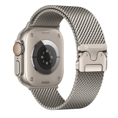 Forcell - Forcell Apple Watch (38/40/41) Armband Stainless Steel - Silver