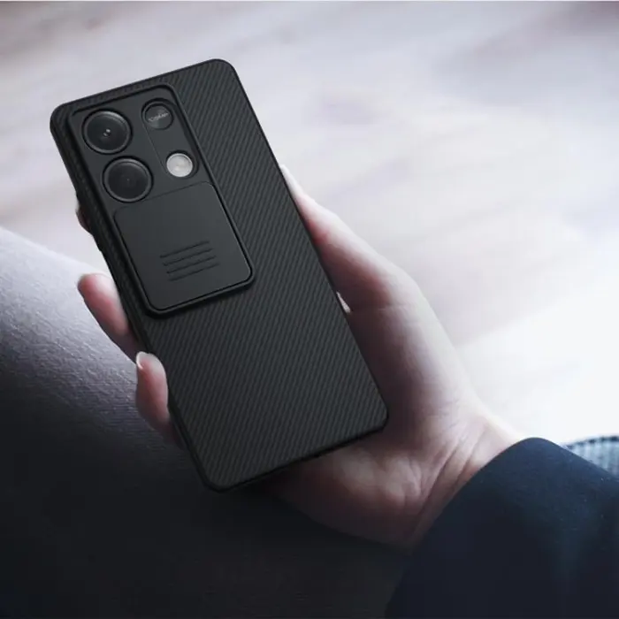 UTGATT - Nillkin Xiaomi Redmi Note 13 5G Mobilskal Camshield - Svart