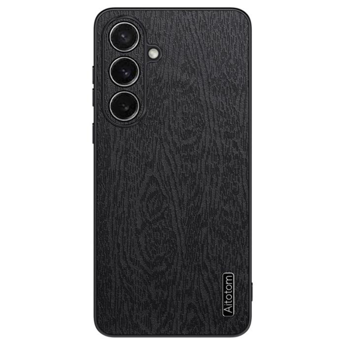 OEM - Mobilskal för Samsung Galaxy S26 Plus Konstläder - Svart