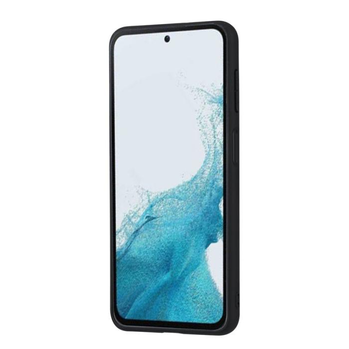 OEM - Mobilfodral för Samsung Galaxy S26 Plus Äkta läder Kortfack - Röd