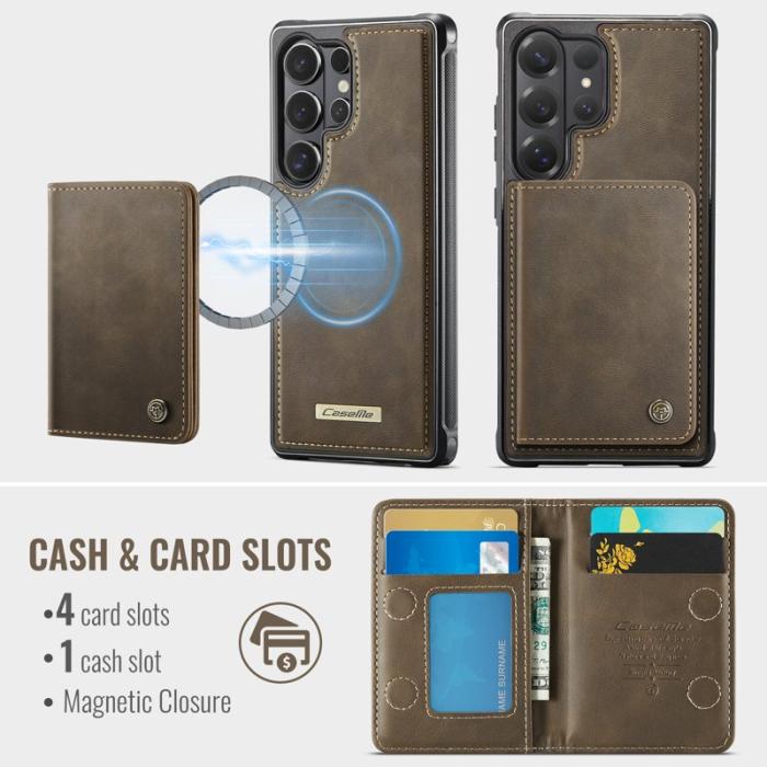Caseme - CaseMe Mobilskal för Samsung Galaxy S26 Ultra Magnetiskt PC + TPU - Kaffe