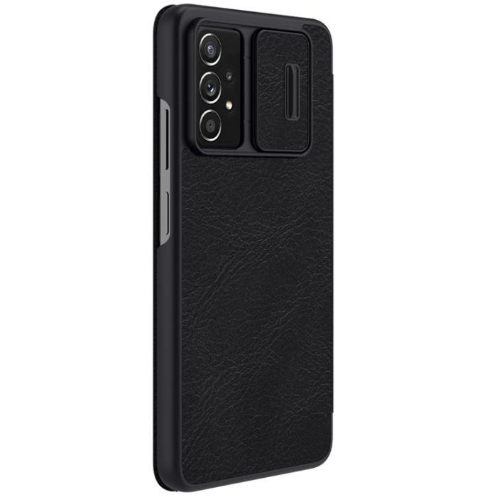 Nillkin - Nillkin Galaxy A73 Fodral Qin läder Holster - Svart