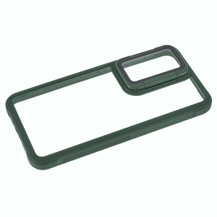 OEM - Mobilskal för Samsung Galaxy S26 PC + TPU med kickstand - Grön