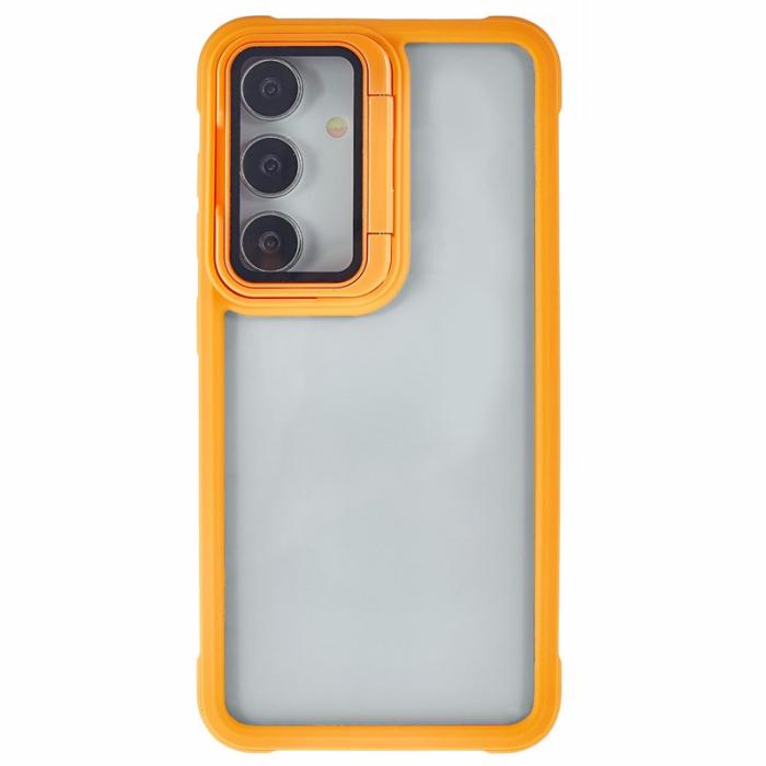OEM - Mobilskal för Samsung Galaxy S26 PC + TPU med kickstand - Orange