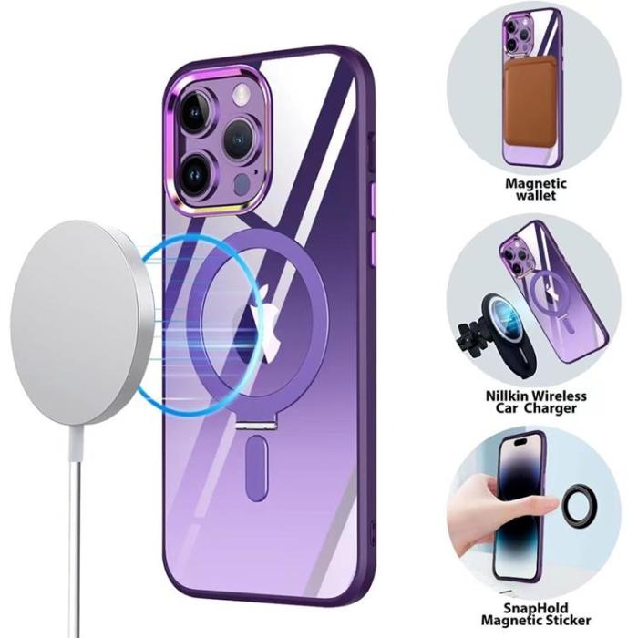 OEM - iPhone 13 Pro Mobilskal Magsafe Bracket - Lila