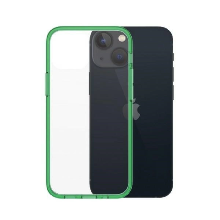 PanzerGlass - PanzerGlass iPhone 13 Mini Mobilskal Antibacterial - Transparent/Grön