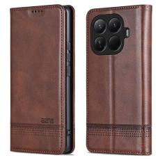 AZNS - AZNS Xiaomi 15T Pro Pl&aring;nboksfodral Konstl&auml;der - Brun