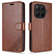 AZNS - AZNS Xiaomi 15T Pro Pl&aring;nboksfodral Anti-Scratch Konstl&auml;der - Brun