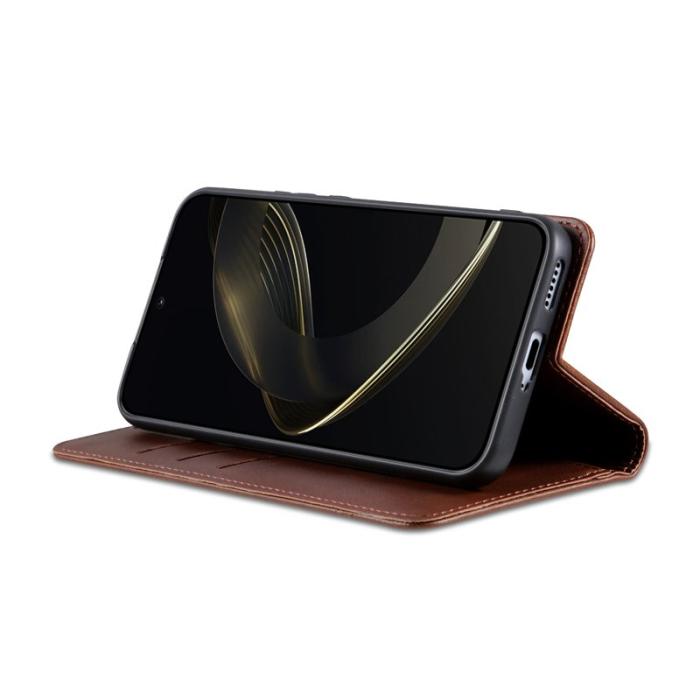 AZNS - AZNS Xiaomi 15T Pro Plånboksfodral Konstläder - Brun