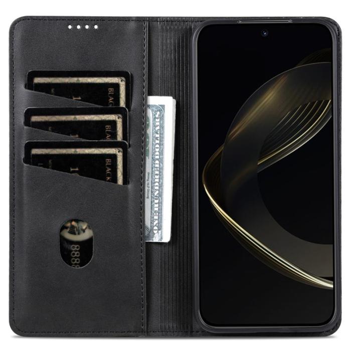 AZNS - AZNS Xiaomi 15T Pro Plånboksfodral Konstläder - Svart