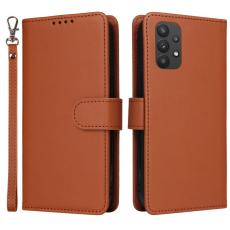 BETOPNICE - BETOPNICE Samsung Galaxy A32 5G/M32 5G Pl&aring;nboksfodral Konstl&auml;der - Brun