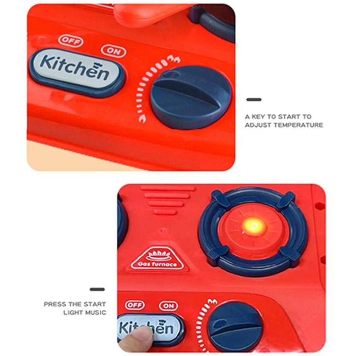OEM - Spisleksak Simulering Matlagning Köksredskap Set för Barn (3+ år)