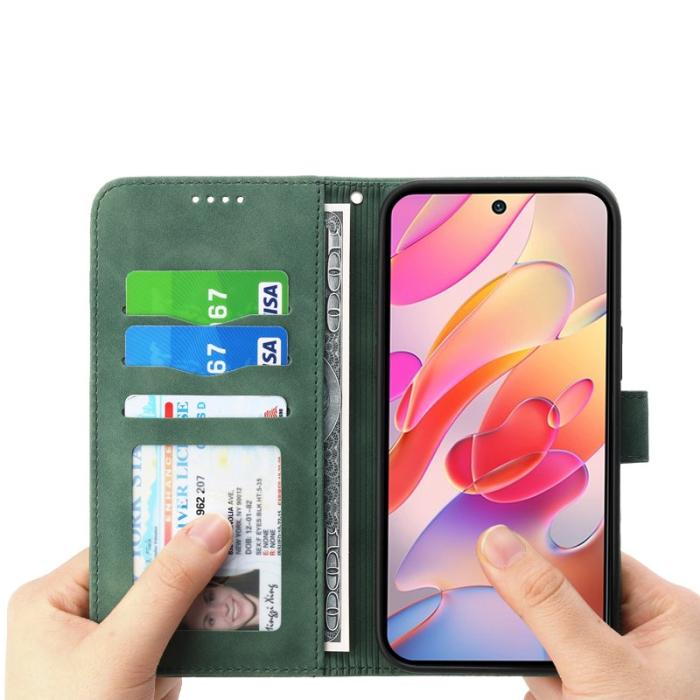 DIERFENG - DIERFENG DF-03 Plånboksfodral Konstläder - Grön för Samsung Galaxy A17 5G