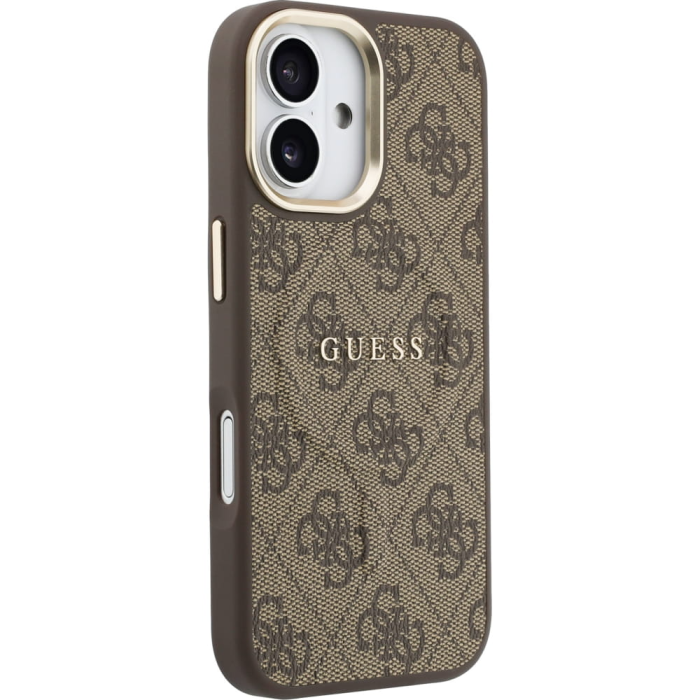 Guess - Guess Mobilskal till iPhone 17 MagSafe 4G PU Classic Logo - Brun