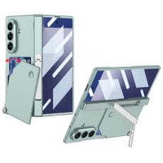 GKK - GKK Samsung Galaxy Z Fold7 Fodral Magnetisk Hinge Gr&ouml;n