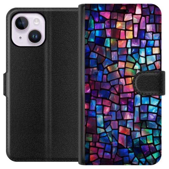 iSecrets - Plånboksfodral till Apple iPhone 15 Plus med Disco