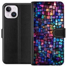 Gustaf - Pl&aring;nboksfodral till Apple iPhone 15 Plus med Disco